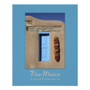 Fotoutskrift i New mexico Blue Window Fototryck