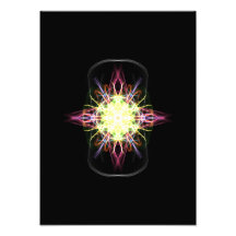 Fotoutvidgning av en färgstark abstrakt design