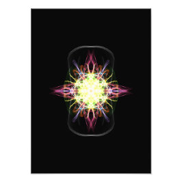 Fotoutvidgning av en färgstark abstrakt design fototryck