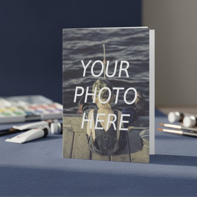 Fotovälkomstkort Kort (Personalized Photo Card )