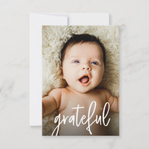 Fotovänlig babyvisningsprogram för modern Anpassni Tack Kort