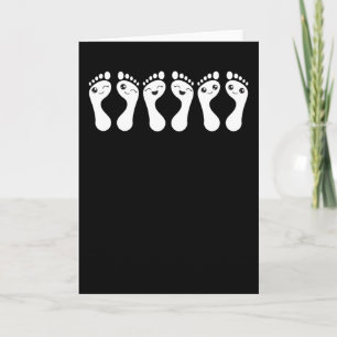 Fotovårdsmatta Podiatry Funny Feet Gift Kort