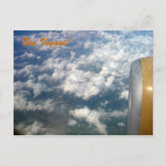 Fotovykort "Bon Voyage" Vykort (Framsida)