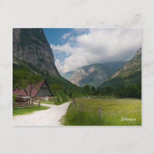 Fotovykort för bergslandskap. Slovenien Vykort