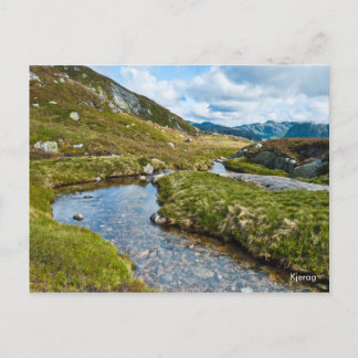 Fotovykort för bergspapper. Norge Vykort