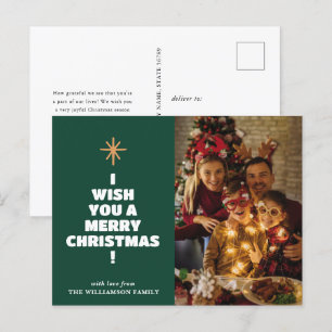 Fotovykort för modern God jul-familj Helg Vykort