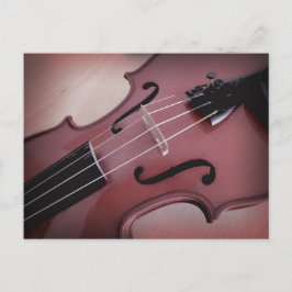 Fotovykort för musikstränginstrument för fiol vykort