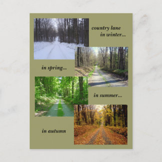 Fotovykort "Seasons in the Land" Vykort