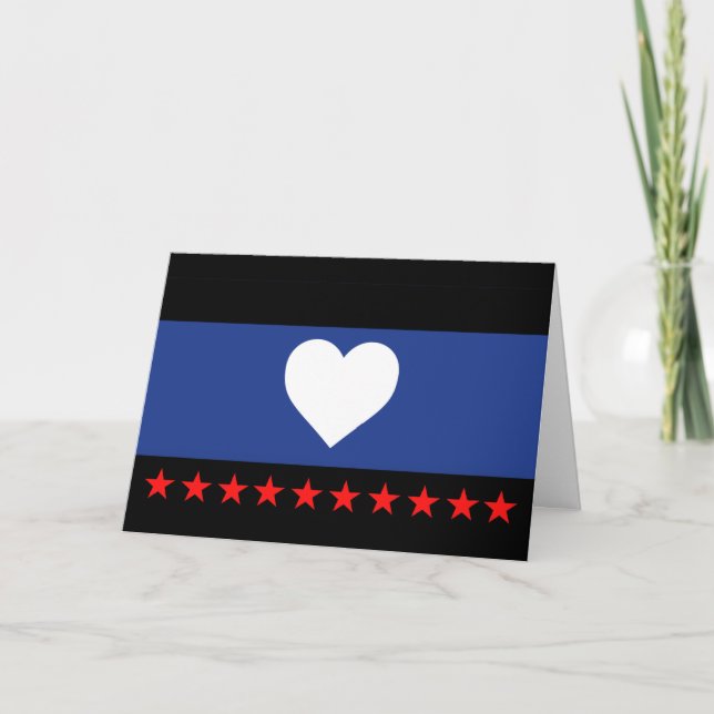 Fotprahmetflagga Helgkort (Framsida)