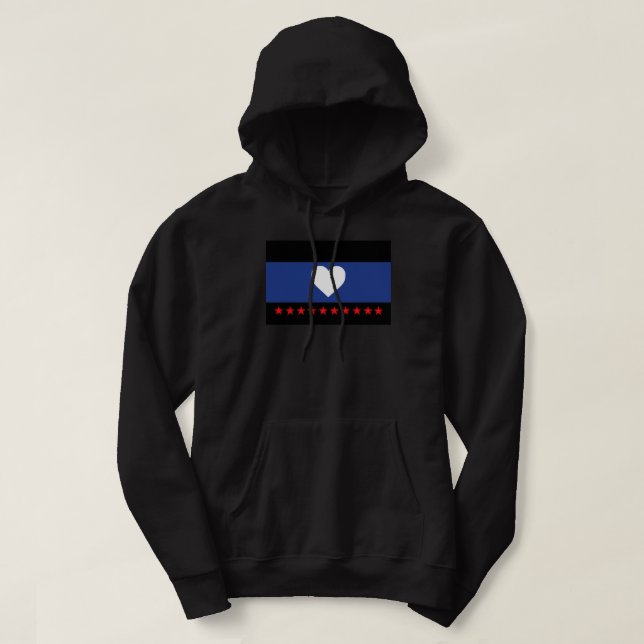Fotprahmetflagga Hoodie (Design framsida)