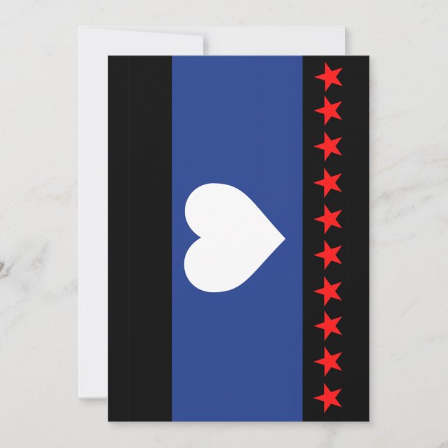 Fotprahmetflagga Julkort (Framsida)