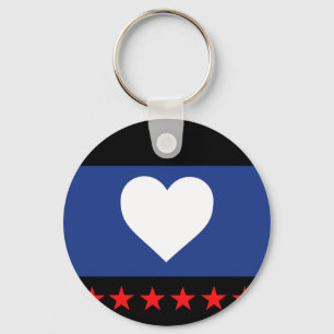 Fotprahmetflagga Nyckelring