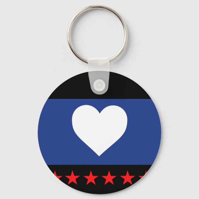 Fotprahmetflagga Nyckelring (Framsida)