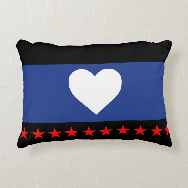 Fotprahmetflagga Prydnadskudde (Framsidan)