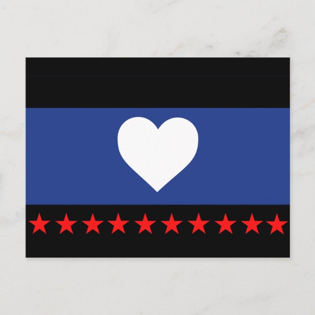 Fotprahmetflagga Vykort (Framsida)