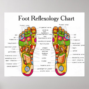 Fotreflexologi - 20 x 16 tum poster