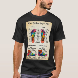 Fotreflexologisk diagram 2 t shirt
