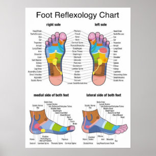 Fotreflexologyen kartlägger poster