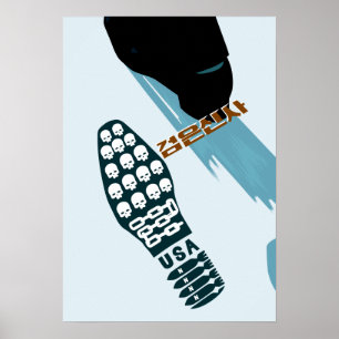Fotspår av död poster