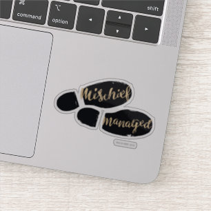 Fotspår för karta för Harry Potter   MISCHIEF Klistermärken