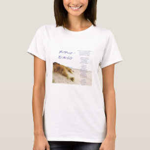 fotspår i sanden t shirt