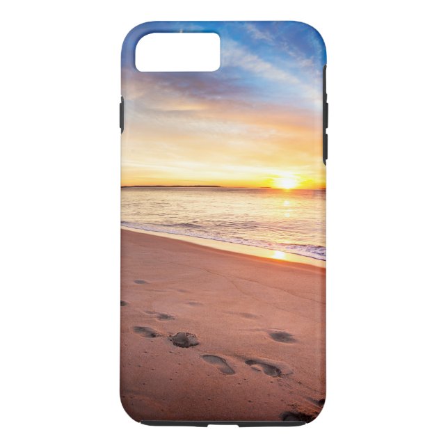 Fotspår i sanden Tufft telefonfodral Case-Mate iPhone Skal (Baksida)