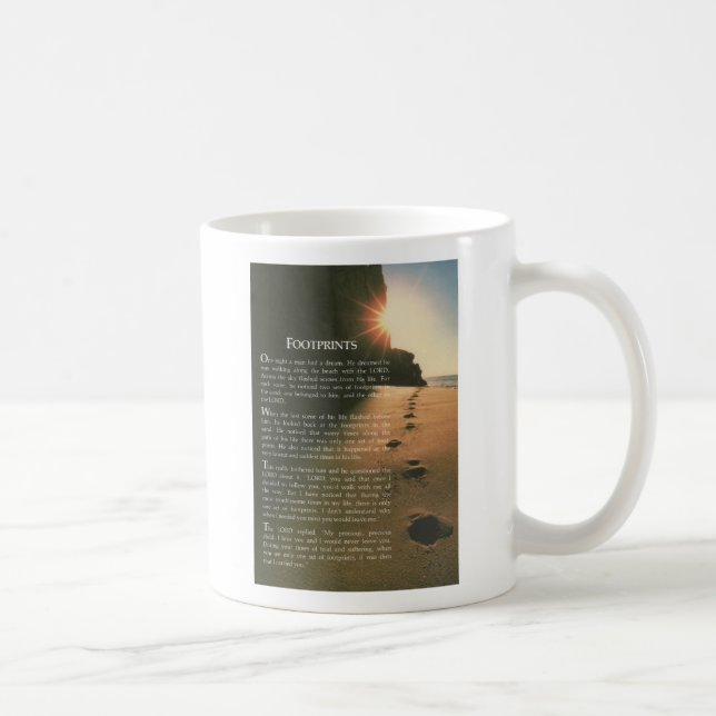 Fotspår Kaffemugg (Höger)