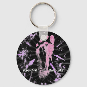 Fotspår Keychain Nyckelring