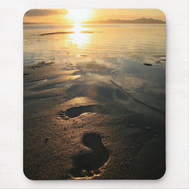 Fotspår Mousepad Musmatta (Framsidan)