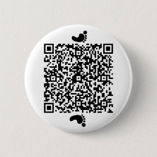 Fotspår på månen knapp