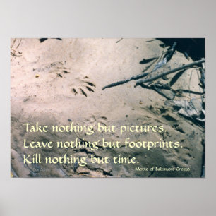 Fotspår Poster