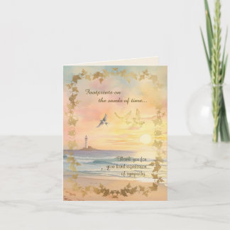 Fotspår Sympati Tack Vikta Notkort Anteckningskort