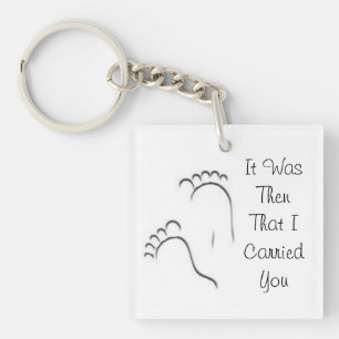 Fotspårkeychain