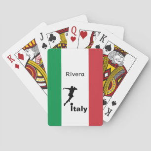 Fotspelare, anpassadet Italien Casinokort