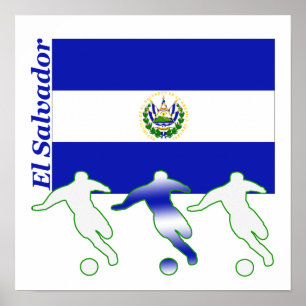 Fotspelare - El Salvador Poster