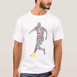 Fotspelare, typisk T-Shirt