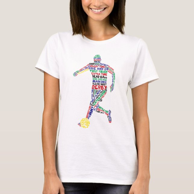 Fotspelare, typisk T-Shirt (Framsida)
