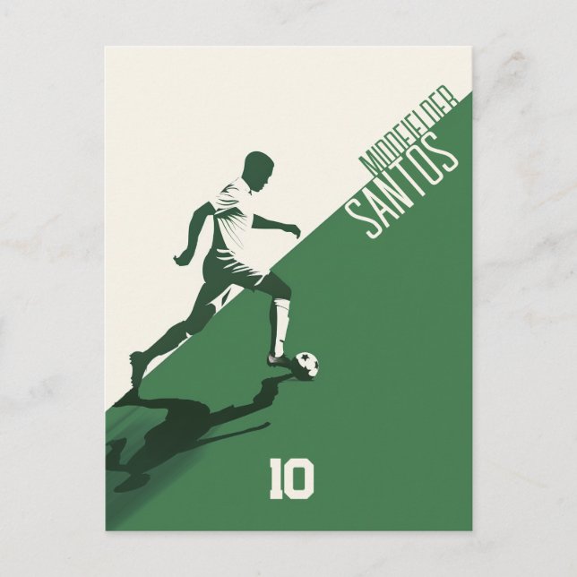 Fotspelare Vykort (Framsida)