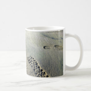 Fotsteg i Sand Kaffemugg