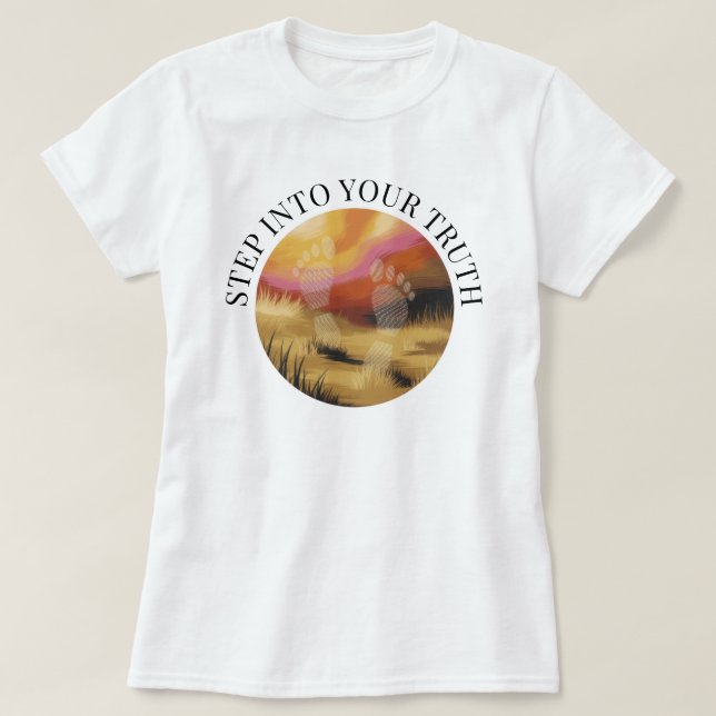 Fotsteg T Shirt (Design framsida)