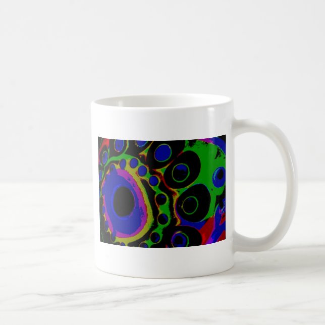 Fotstegabstrakt Kaffemugg (Höger)