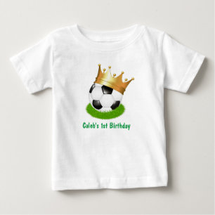 Fotstjärnorna Kung 1:a födelsedag Party Anpassning T Shirt