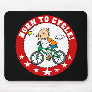 Fött att cykla Mousepad Musmatta