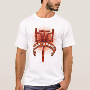 Fött att dansa (redstonen) tee shirt