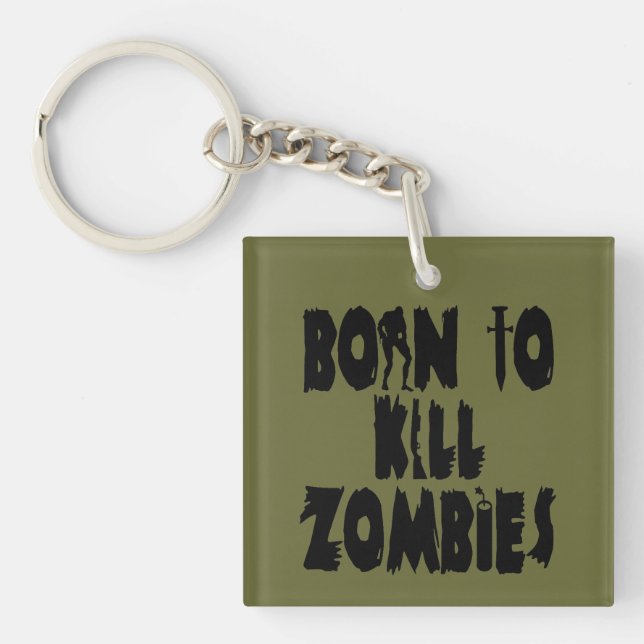 Fött att döda Zombies (Framsidan)