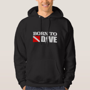 Fött att dyka (DF) Hoodie