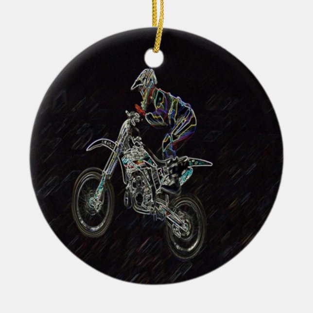 Fött att flyga julgransprydnad keramik (Framsidan)