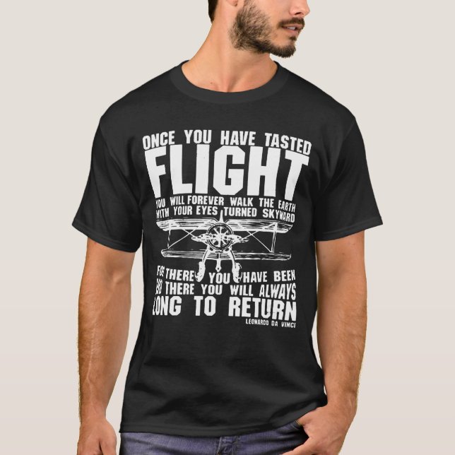 FÖTT ATT FLYGA T SHIRT (Framsida)