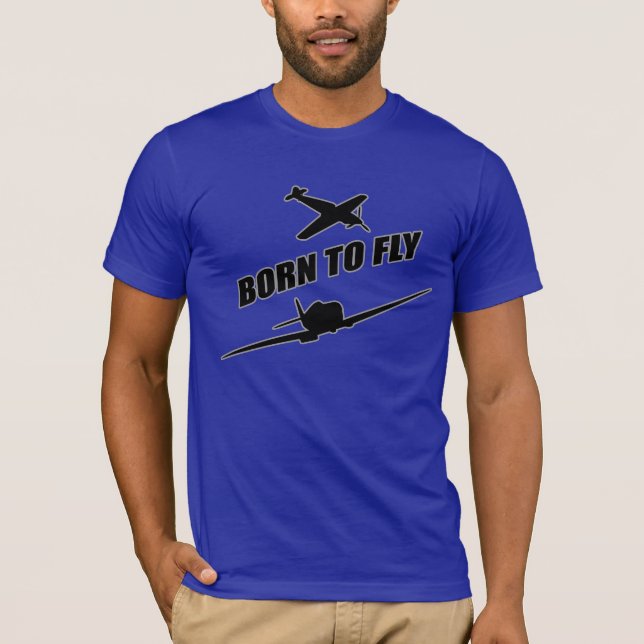 Fött att flyga tee shirt (Framsida)