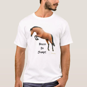 Fött att hoppa den rid- T-tröja Tee